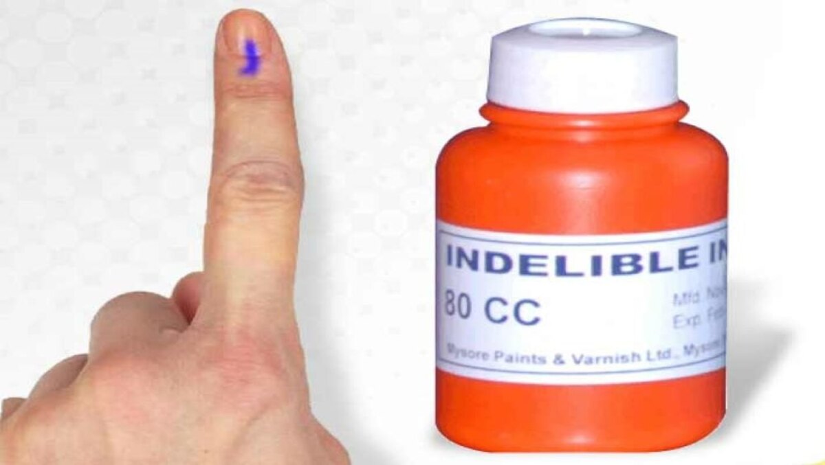 Indelible ink used in election